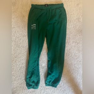 Green H&M sweatpants